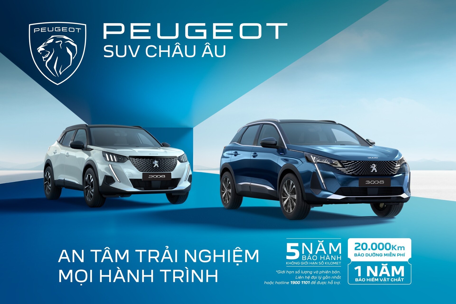 SỞ HỮU SUV PEUGEOT 2008 & PEUGEOT 3008