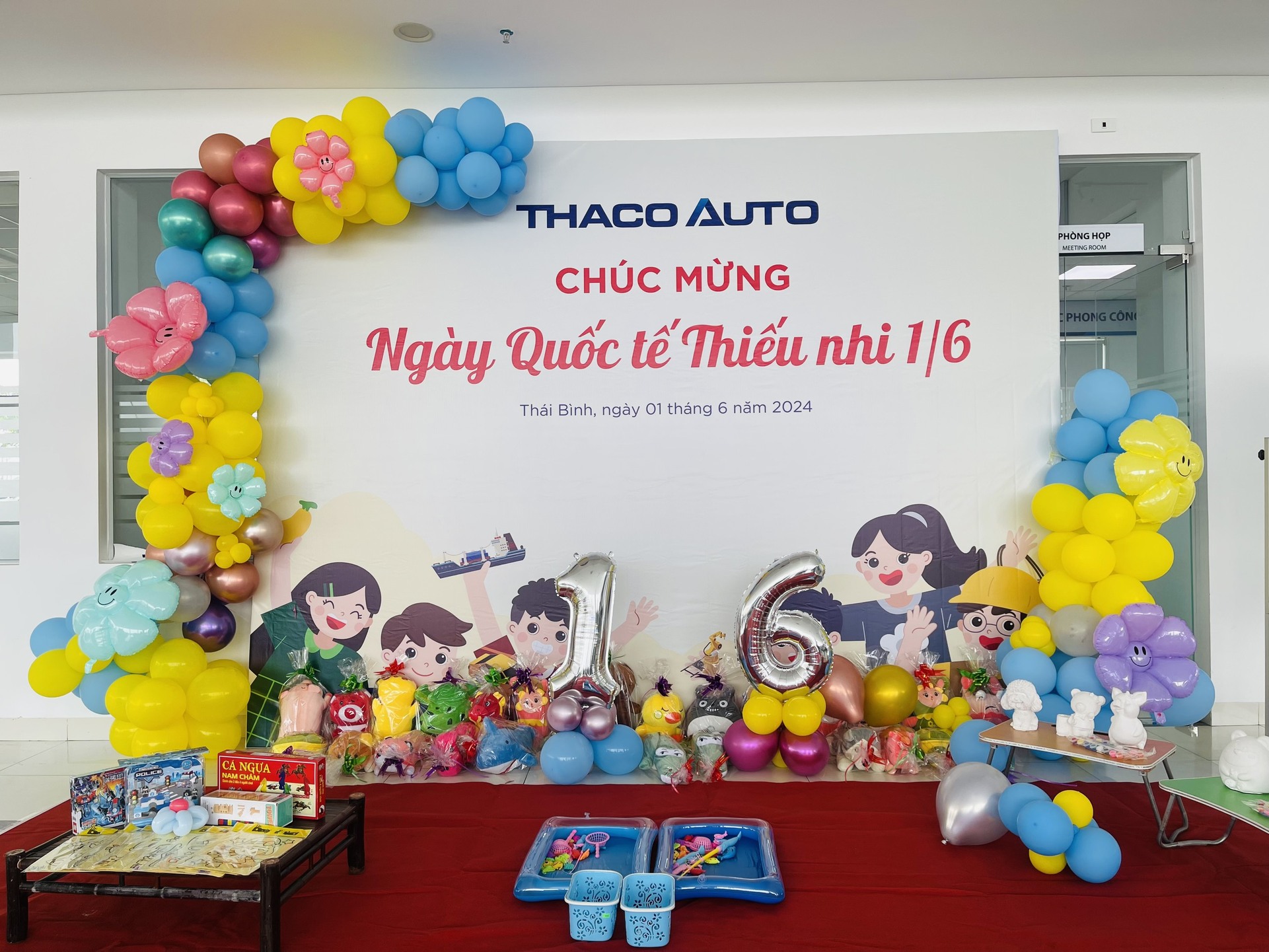 THACO AUTO THÁI BÌNH TỔ CHỨC CÁC HOẠT ĐỘNG MỪNG NGÀY QUỐC TẾ THIẾU NHI 1/6